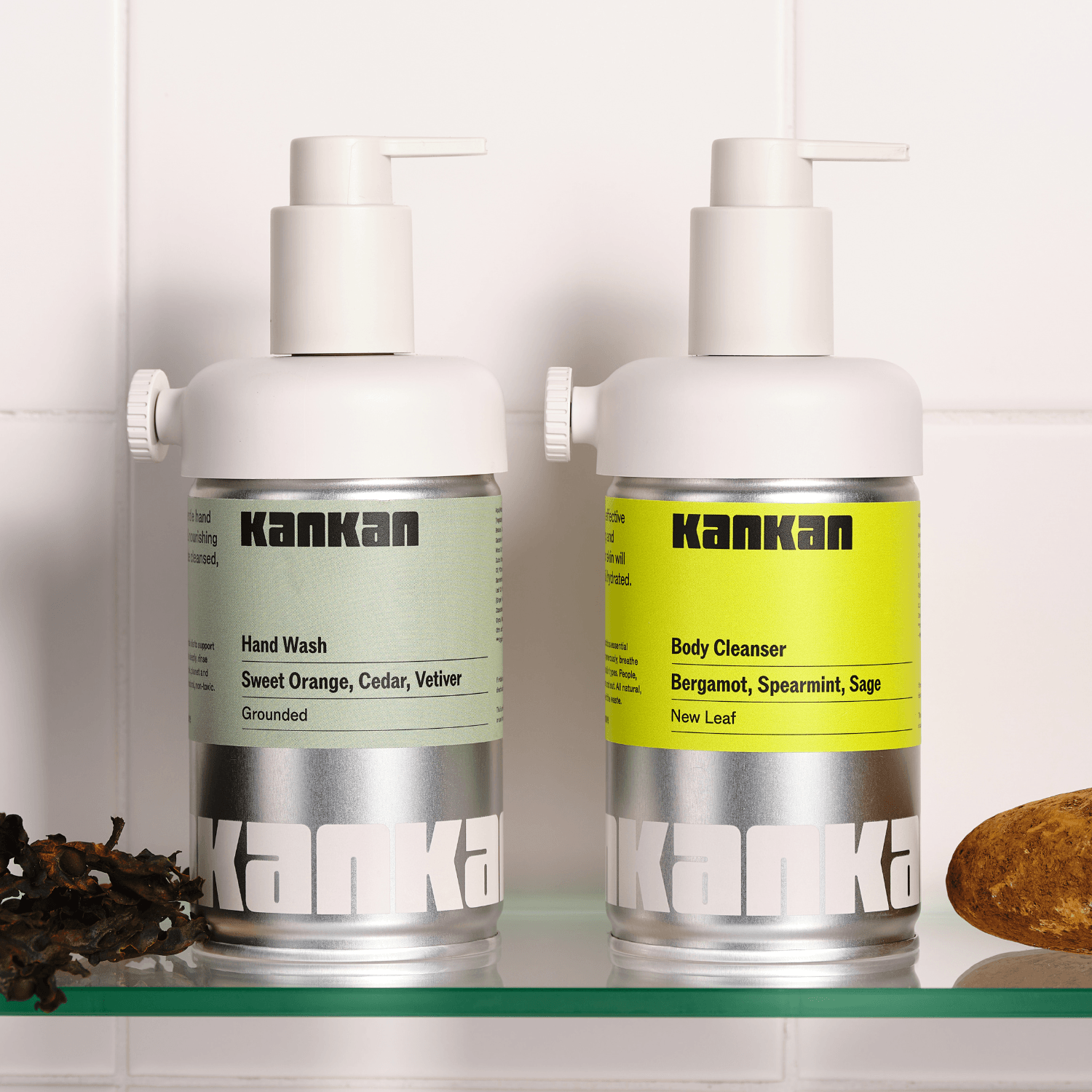 Hand & Body Cleanser Kit - Grounded & New Leaf - Kankan