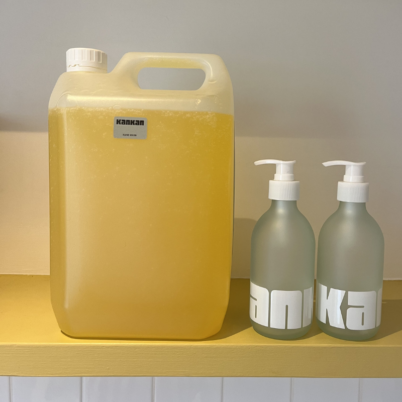 5 LITRE BULK Grounded Hand Wash  + 2 frosted bottles